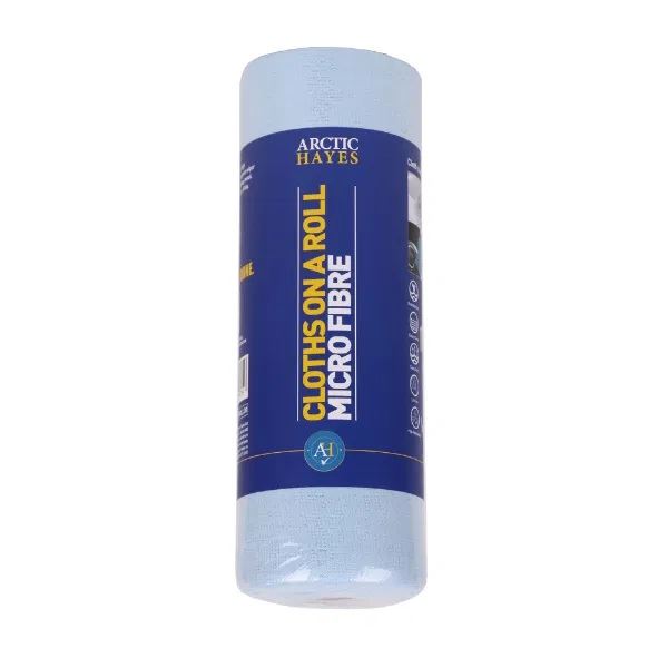 Microfibre Cloth Set - Roll of 30 Blue